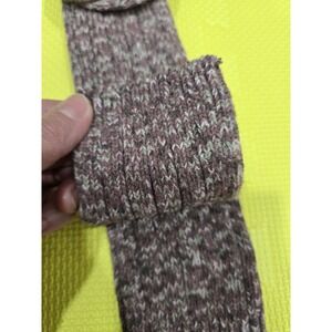 NEW! World's Softest Socks - Weekend Collection Ragg Crew - Brown Multi Knit...